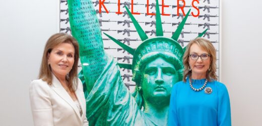 Former Congresswoman Gabby Giffords teams with artist Bonnie Lautenberg to combat gun violence